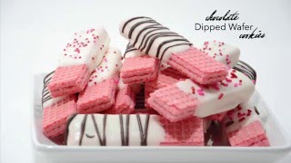 Chocolate Dipped Wafer Cookies