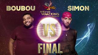 BOUBOU (FRANCE) vs SIMON (SWITZERLAND) | WAACKING FINAL | All Europe Waacking Festival 2020