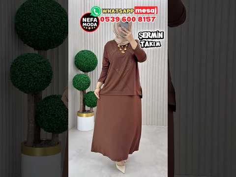 ŞERMİN TAKIM - nefa moda tesettür kombinleri