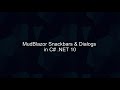 MudBlazor Snackbars &amp; Dialogs in C# .NET 10