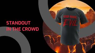 Keep Music Evil T Shirt - Heavy Metal