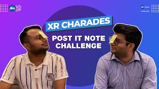 Developers playing the Post It Challenge based on AR/VR Industry | JioTesseract