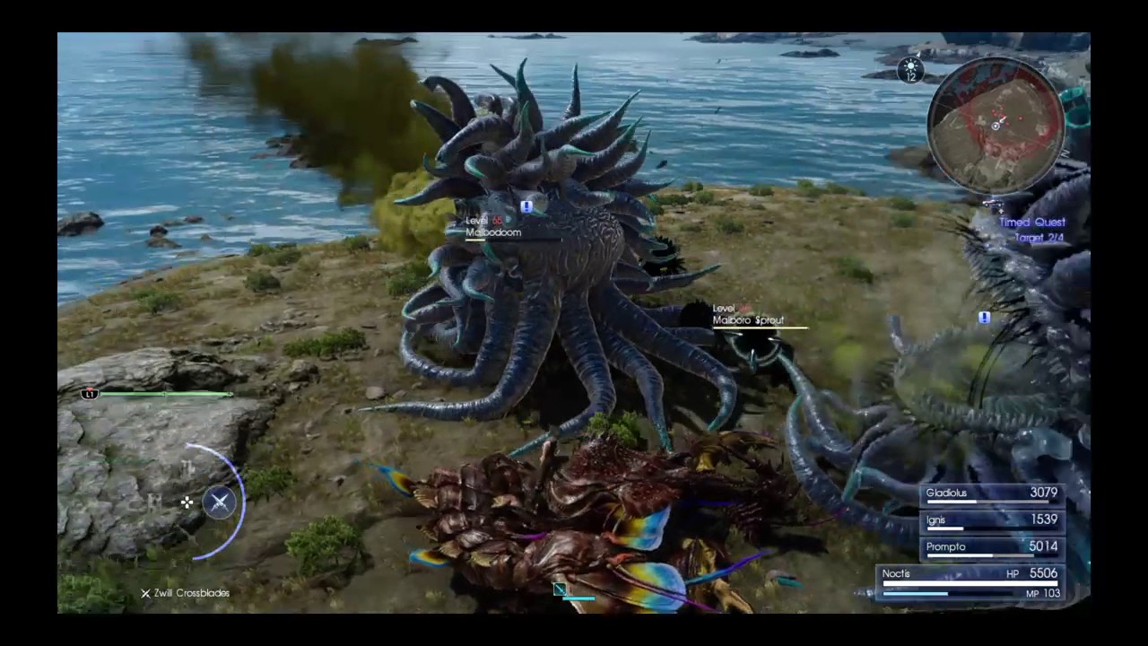 FFXV Timed Quest 2 • Malboros + Malbodooms + 1