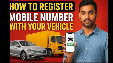 How to update mobile number in vehicle RC online | how to update mobile number in parivahan portal