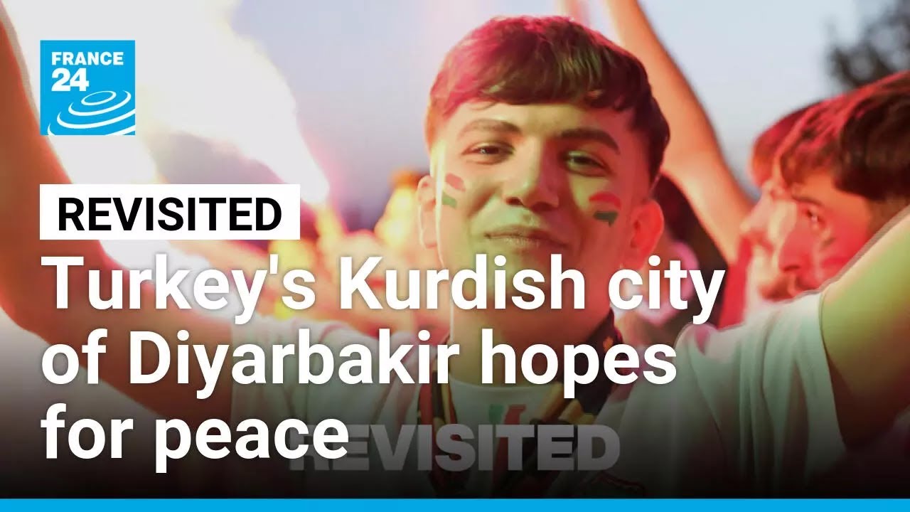 Turkey's Kurdish city of Diyarbakir hopes for peace following PKK dissolution • FRANCE 24 English