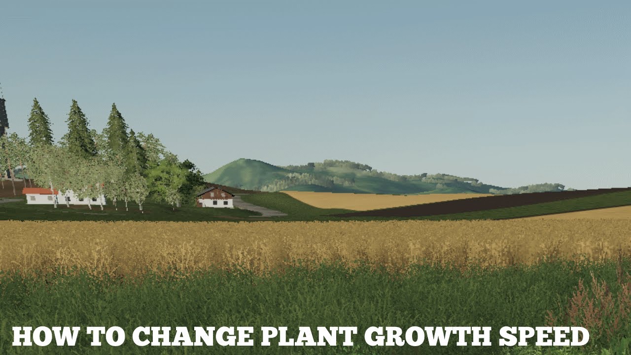 How To Change Plant Growth Speed | Farming Simulator 19 - YouTube
