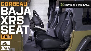 Jeep Wrangler Corbeau Baja XRS Seats (19872017 YJ, TJ, JK) Review & Install