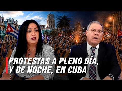 Los manifestantes ya no esconden para protestar en Cuba.