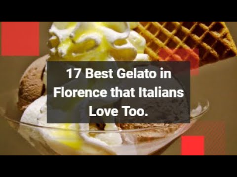 Vídeo: Top Gelato Shops em Florença, Itália