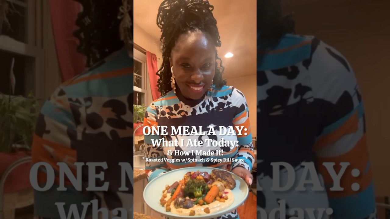 Roasted Vegetables w/Sautéed Spinach & Spicy Dill Sauce