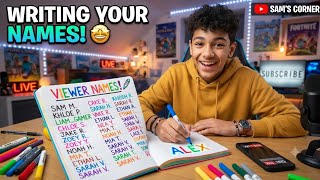 Viewers Names Writing | All Join And Find Your Names