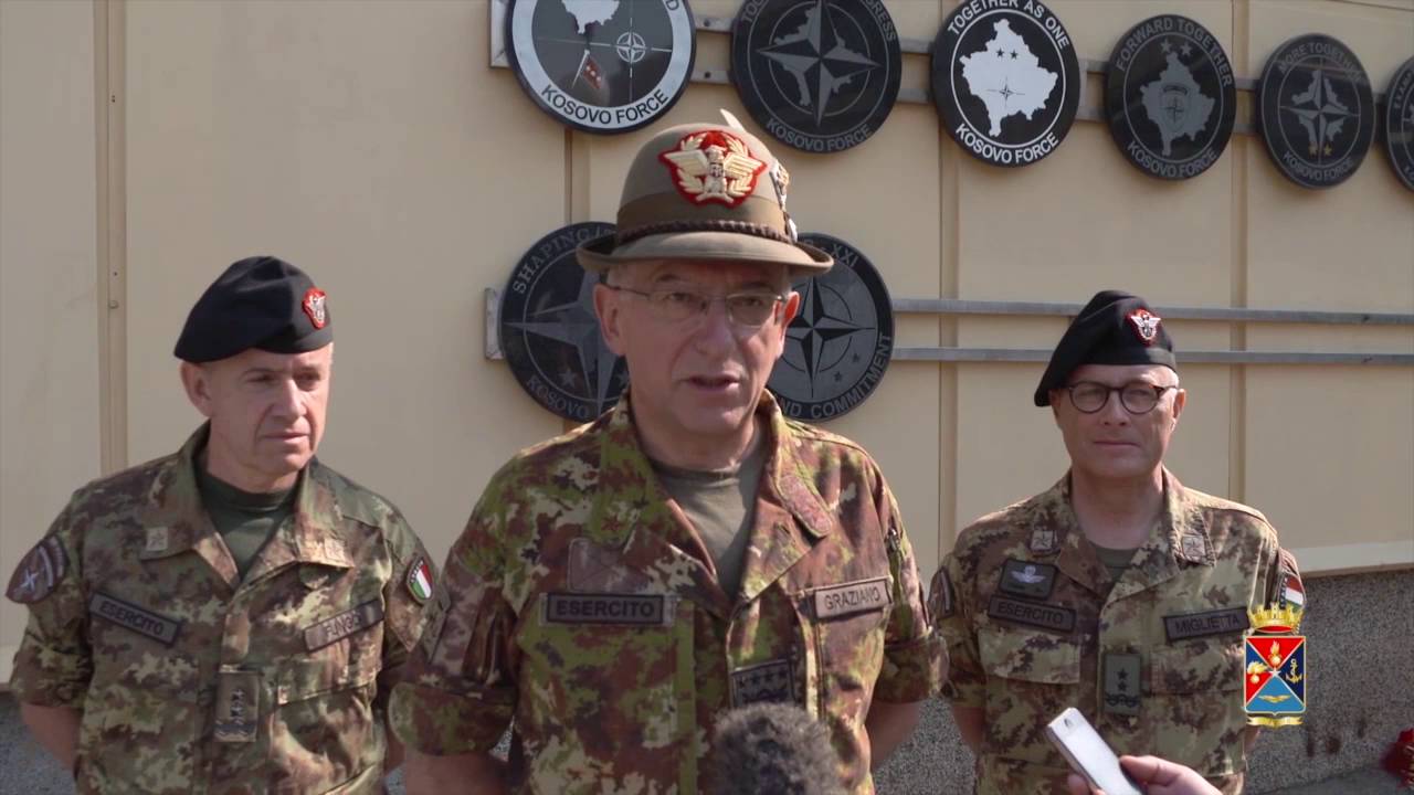 Cambio Comando KFOR - intervista al Capo di SMD Gen.Graziano - YouTube