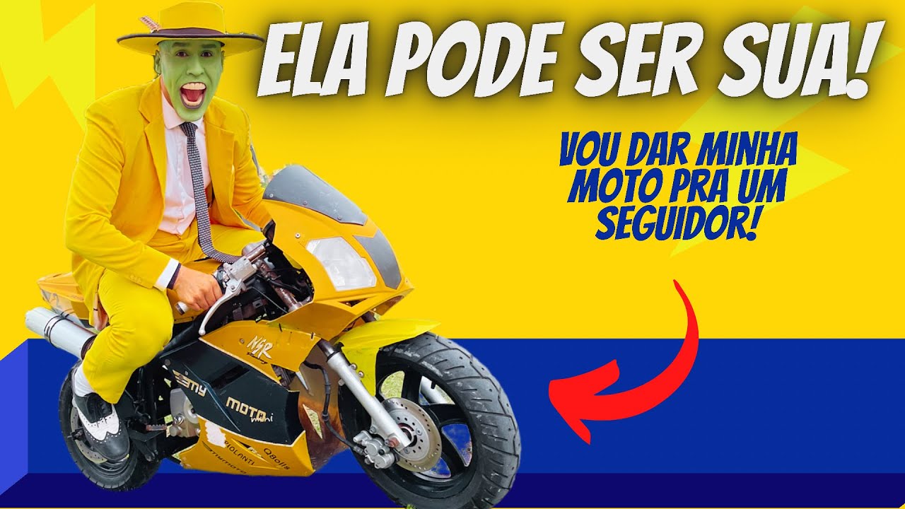 Você vai não vai pagar por ela! Mini moto do Máskara!