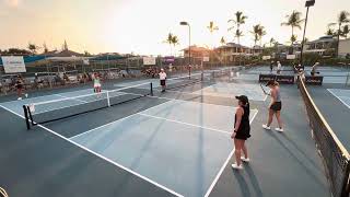 2025 Hawaiian Cup Women’s Pro. 3rd game gold medal match. Kiora Kunimoto and Taryn Ishida