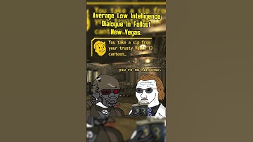 Average Low Intelligence Dialogue in Fallout New Vegas #fallout #memes #shorts