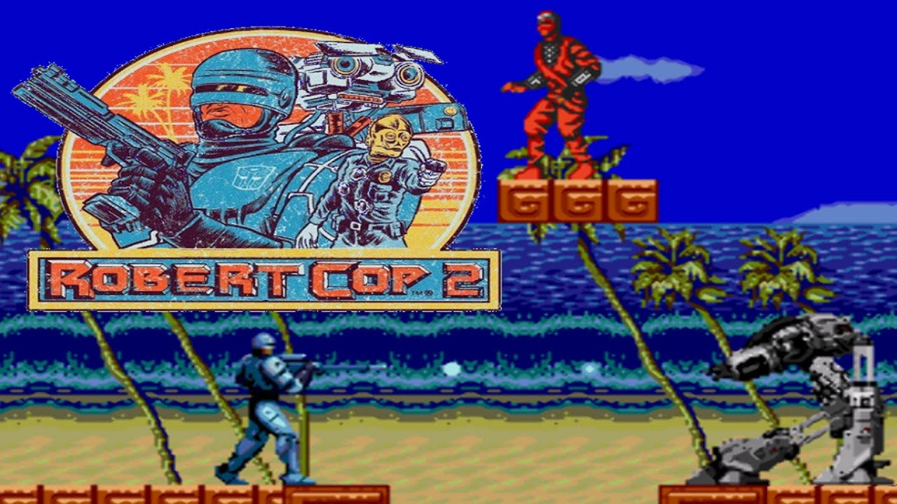 video Robert Cop2 vs Dragon Ninja
