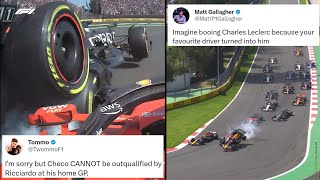 Checo Fans Booing Charles Leclerc, Max Breaking Records & Twitter's Reaction To The 2023 Mexican GP