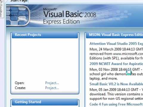 Visual Basic 2008 Hello World Tutorial
