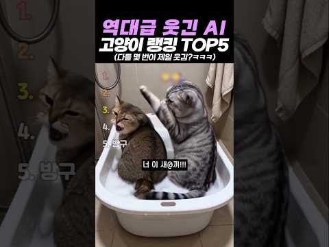 역대급 웃긴 <strong>AI</strong> 고양이 랭킹 <strong>TOP5</strong>