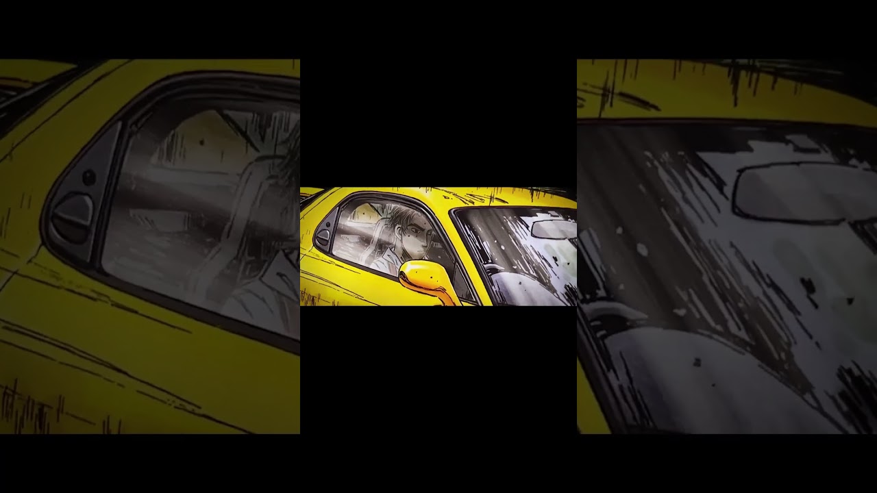 魚拓芸術 藤原啓介著 頭文字D』ハチロクとRX-7がデフォルメディスプレイモデル《Q