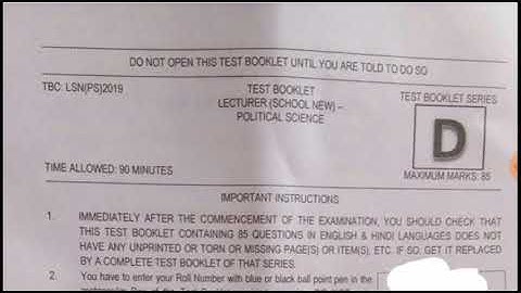 HPPSC Lecterur Political Science 2020 exam |Himachal General Studies Portion|