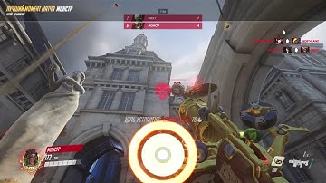 [Overwatch] junkrat insane aimbot