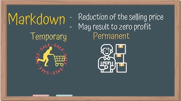 Mark-up, Markdown and Mark-on