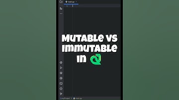Mutable vs Immutable in Python – Explained in 30 Seconds! 🐍#python