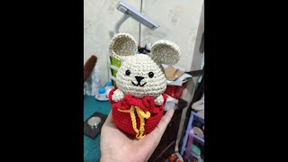 [Crochet] Hướng Dẫn Móc Chuột May Mắn - How To Croched Lucky Mouse