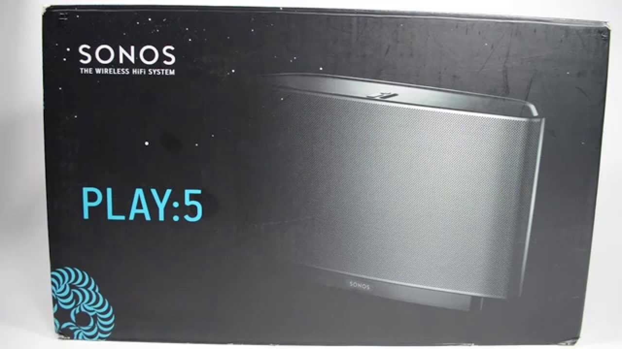 Sonos Play 5 wireless speaker new unboxing and review - YouTube