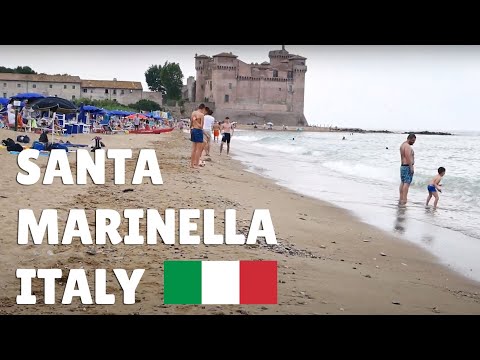 Santa Marinella Italy - The beach of Santa Marinella Italy is very cozy. It is visited by locals