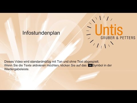 Infostundenplan