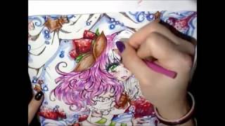Merry Strawberry Sprinkled xmas coloring part 2