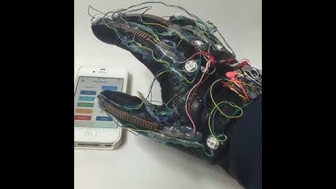 Wearable Smart Glove with iOS