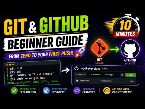 Git & GitHub in 10 Minutes 🚀 | Complete Beginner Guide (2026)
