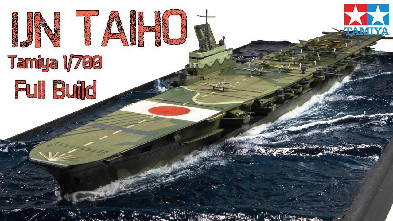 IJN Taiho -  Tamiya 1/700 Japanese Aircraft Carrier Diorama