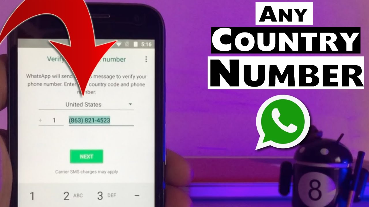 Can I activate WhatsApp from another country?