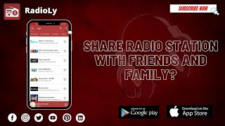 How to share radio station with friends and family screenshot 2