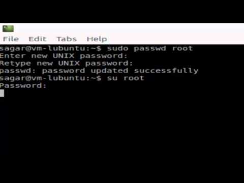 How to activate root user account in Unix