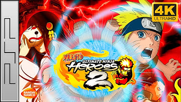 Naruto: Ultimate Ninja Heroes 2: The Phantom Fortress (PSP) Longplay 4K 60FPS