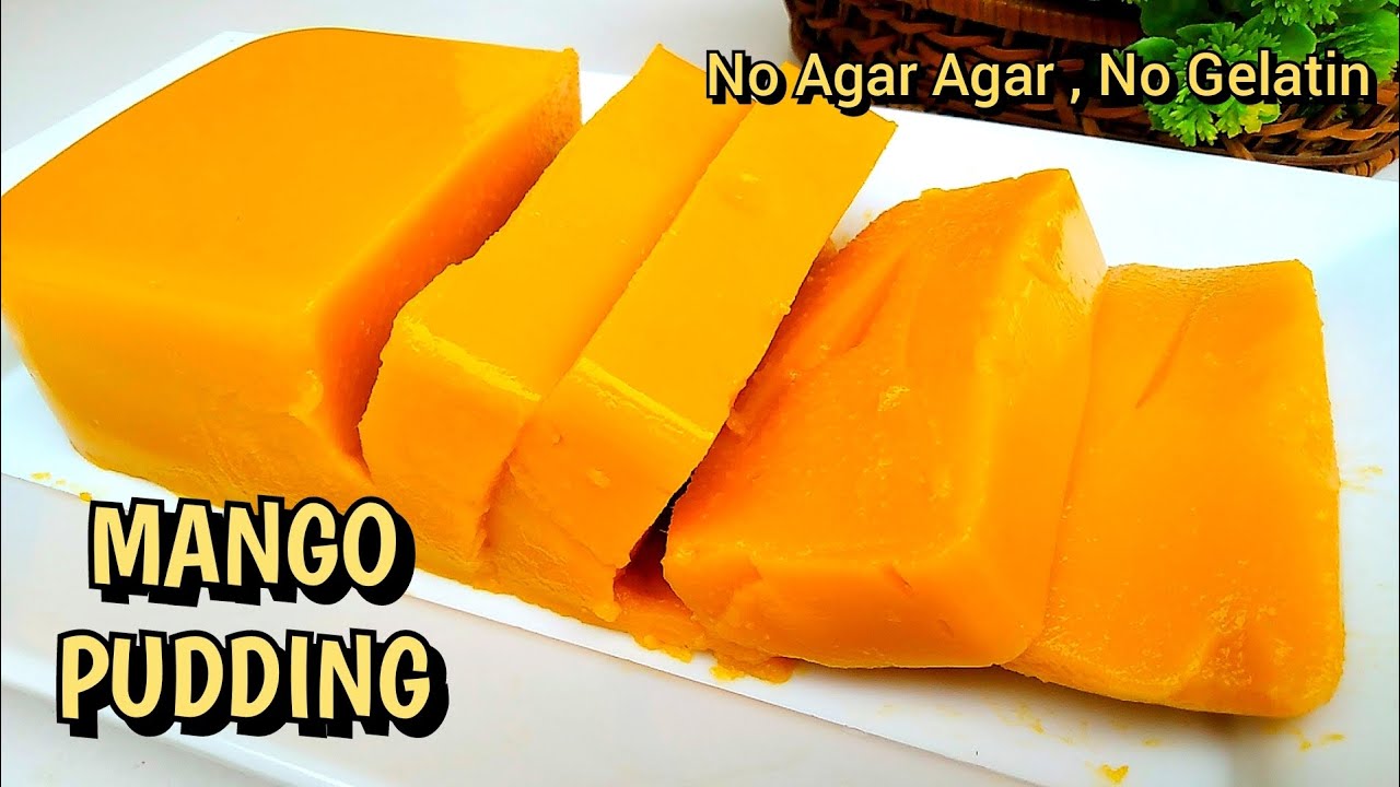 Easy Mango Pudding Recipe Mando Dessert Recipe No Agar agar, No