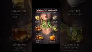 Puffy Face? 😱 These 6 Drinks Can Help Reduce Face Bloating Naturally! | Lymph Drainage Drinks