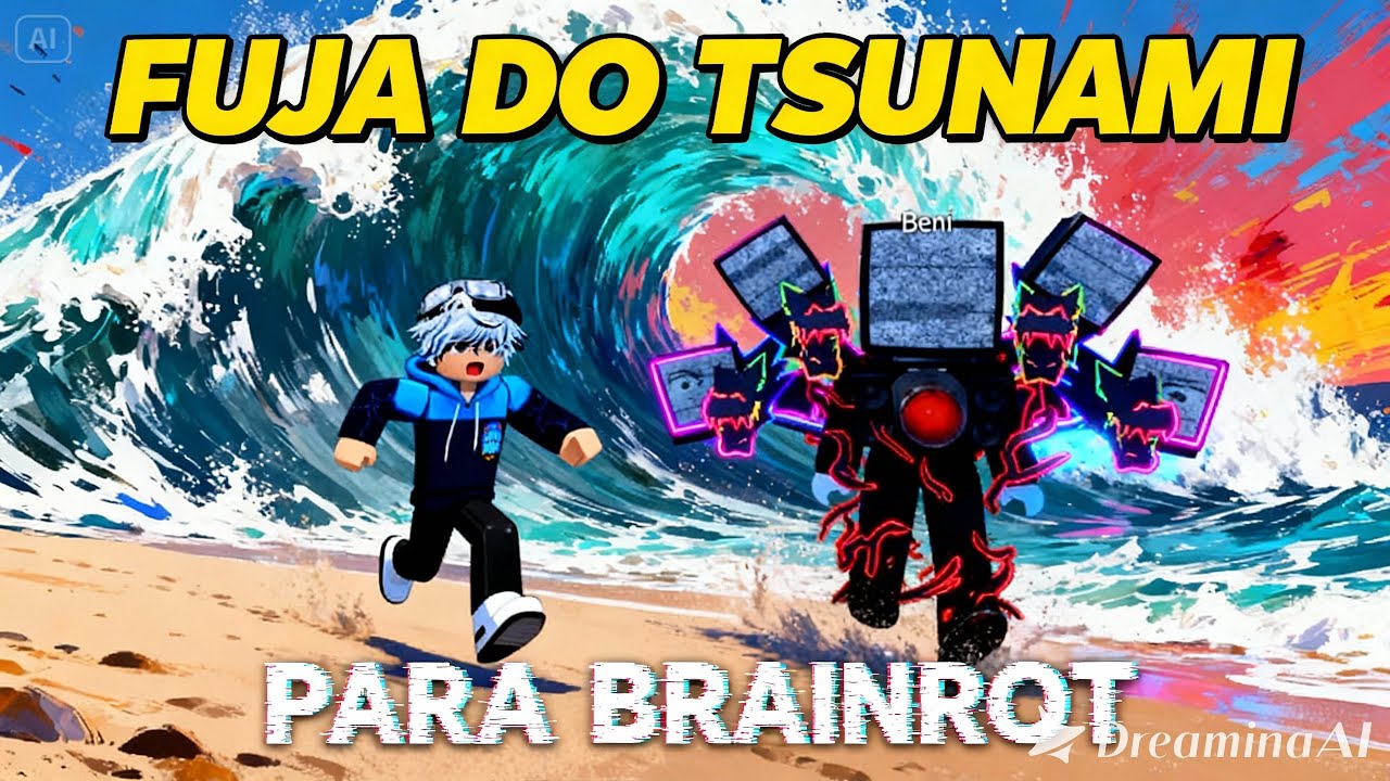 EVENTO FUJA DO TSUNAMI PARA BRAINROTS (SECRETO)