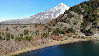 Otoño en Parque Nacional Villarrica Sector Lanin y Laguna Quillelhue Puesco
