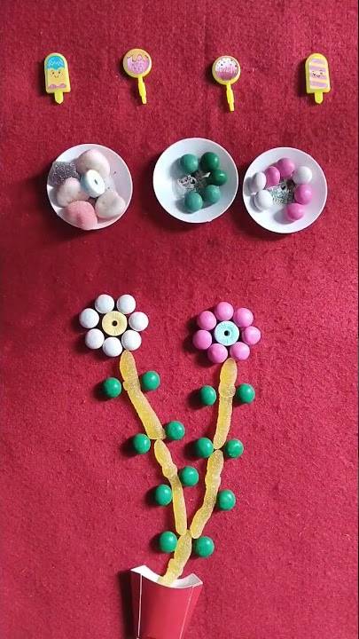 Download lagu pretty white and pink flowers of button candy#shorts