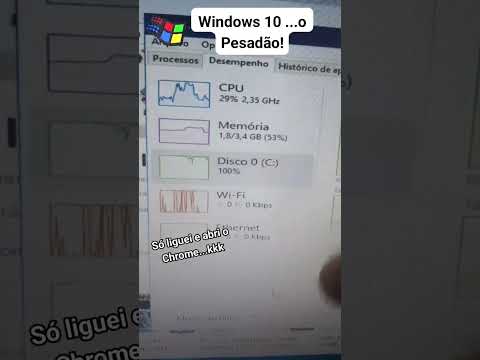 Windows 10 o Pesadão! Disco 100 #pcs #games #pcgamer #windows  #montandopcgamer #processador