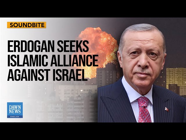 Turkish President Erdogan Seeks Islamic Alliance Against Israel | Dawn News English - YouTube