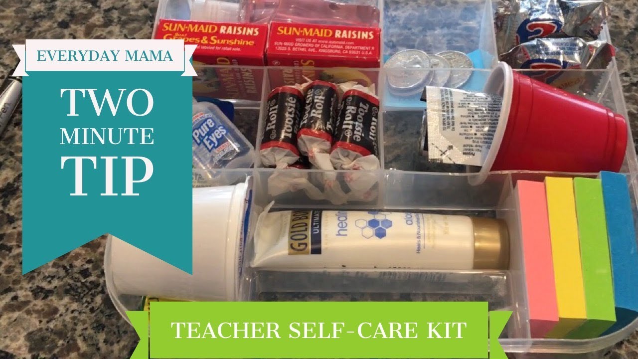 Two Minute Tip: Teacher Self Care Kit / Gift Idea 