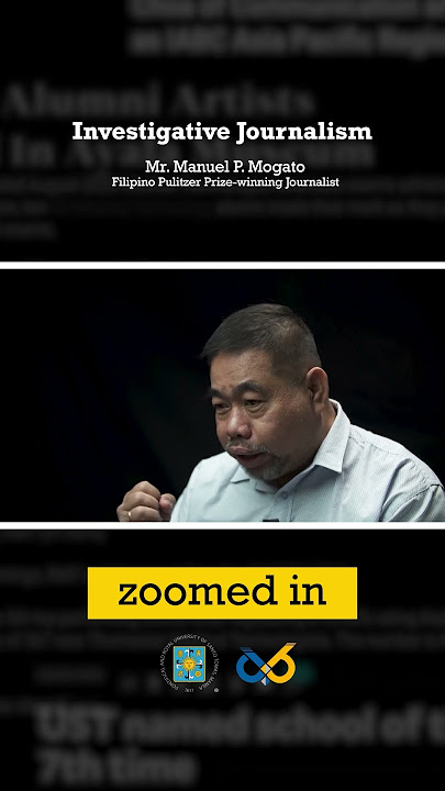 Investigative Journalism with Manuel “Manny” P. Mogato #ZoomedIn #ZoomedInShorts #ThomasianExpert