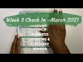 OVERBUDGET?! | Week 3 Check- In | March Madness Stuffing | 1K Giveaway Winner announced